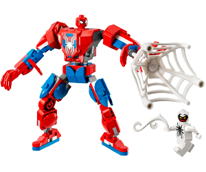 LEGO Marvel Spider-Man Mech vs. Anti-Venom Building Toy Set