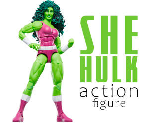 Marvel Legends Series She-Hulk, Iron Man Comics Collectible