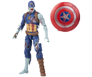 Avengers Marvel Legends Series 6-in Scale Action Figure Toy Zombie Captain America