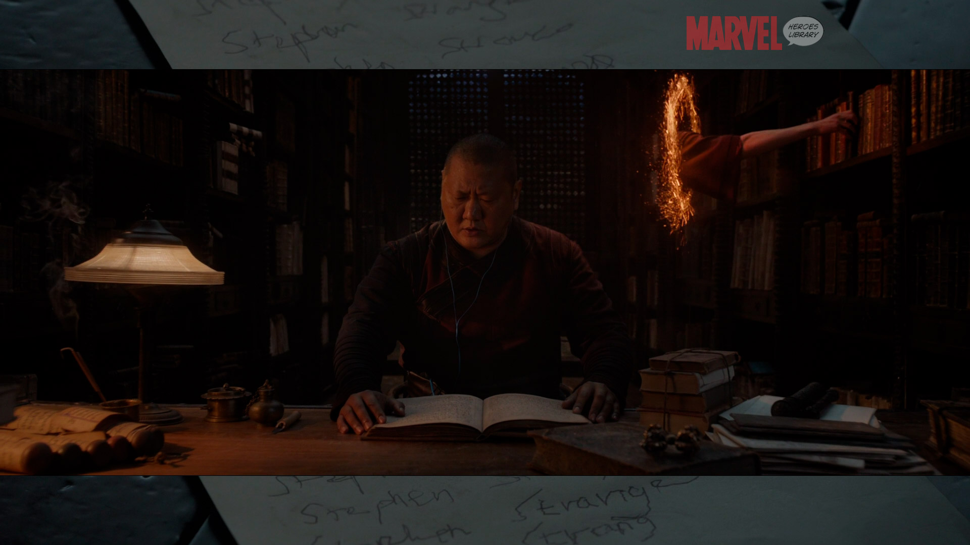 Borrowing Books From Wong (Doctor Strange) HD Wallpaper