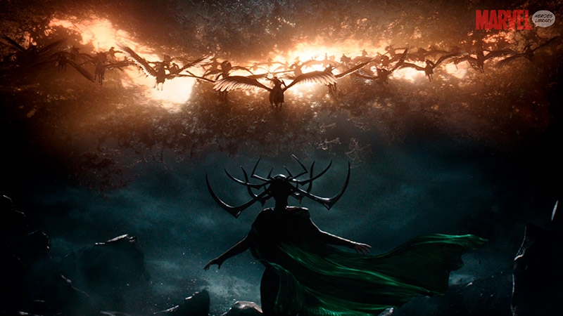 Hela vs the Valkyries