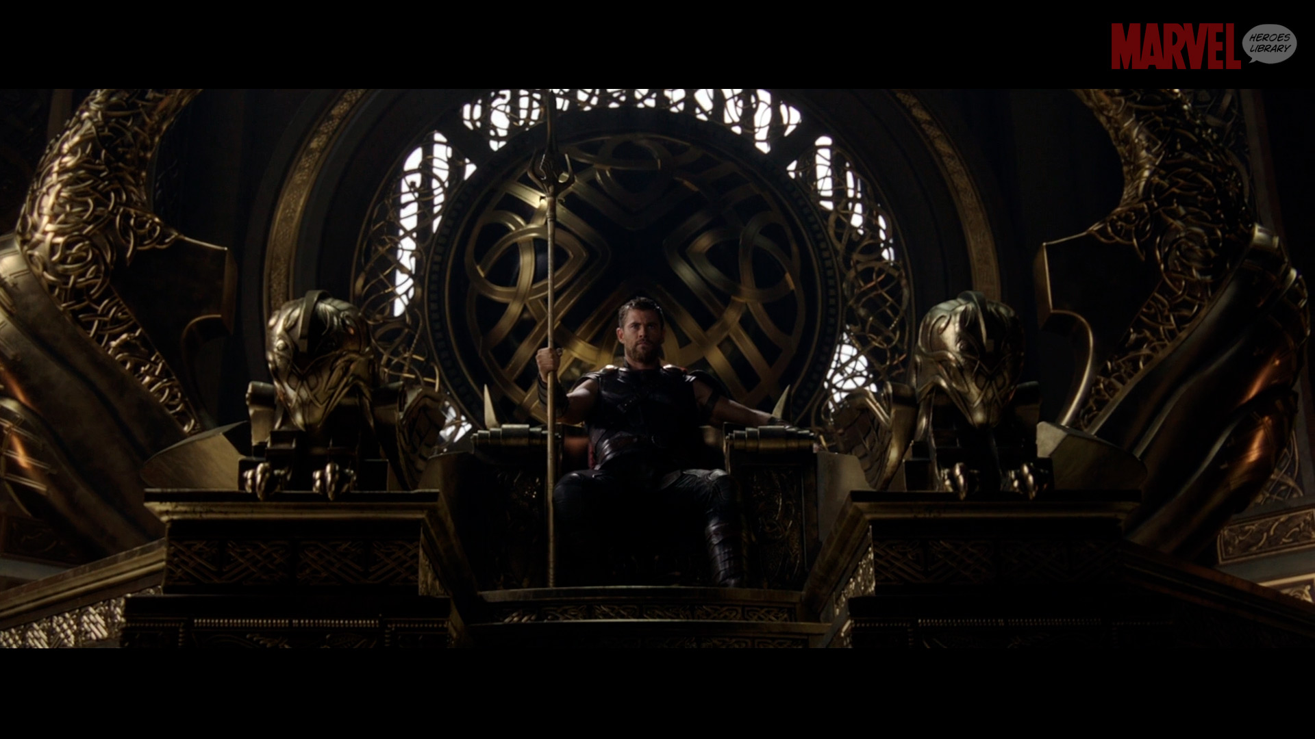 Thor on the Throne of Asgard (Ragnarok) HD Wallpaper