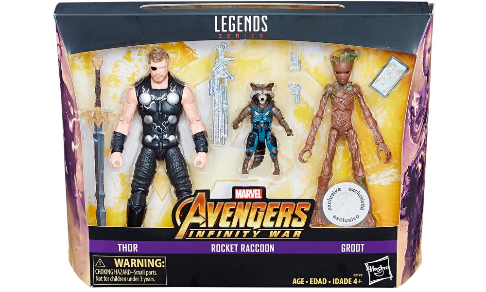 Toys R Us Exclusive Thor and Guardians of the Galaxy Infinity War Toys image
