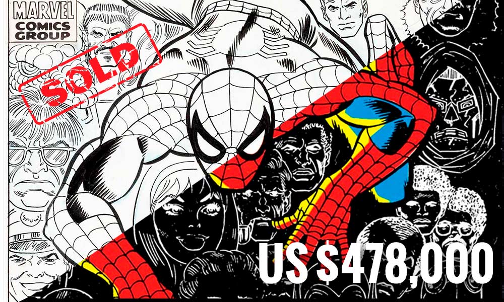 Original Spider-Man Cover Sells for Almost Half a Million Dollars image