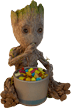 Baby Groot eating candy