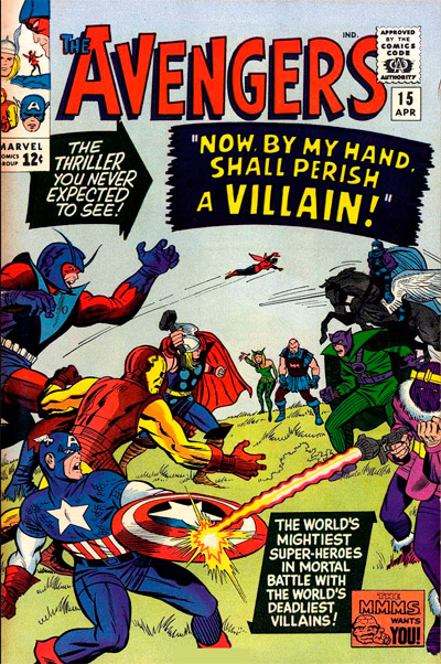 Avengers, The (1963 series) #15 cover