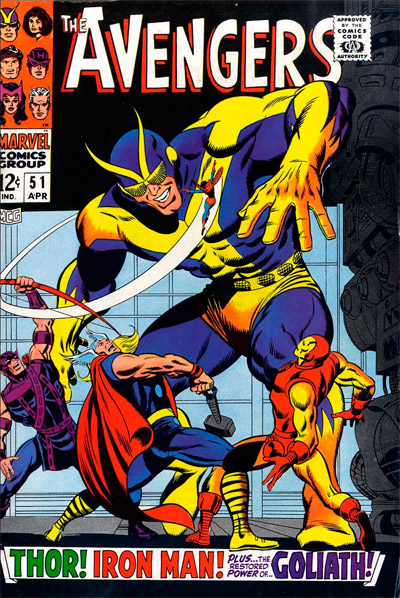 Avengers, The (1963 series) #51 cover
