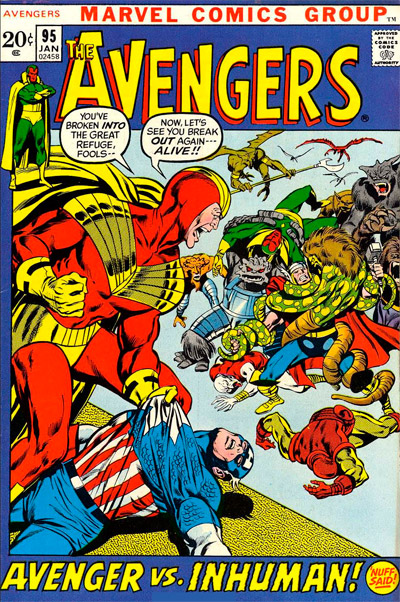 Avengers, The (1963 series) #95 cover