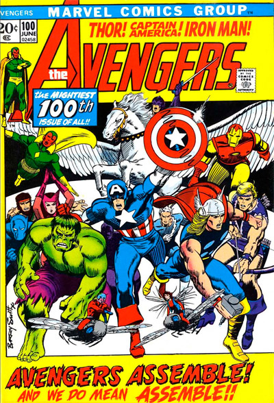 Avengers, The (1963 series) #100 cover