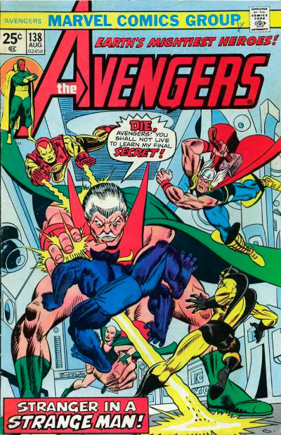 Avengers, The (1963 series) #138 cover