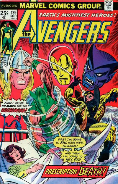 Avengers, The (1963 series) #139 cover
