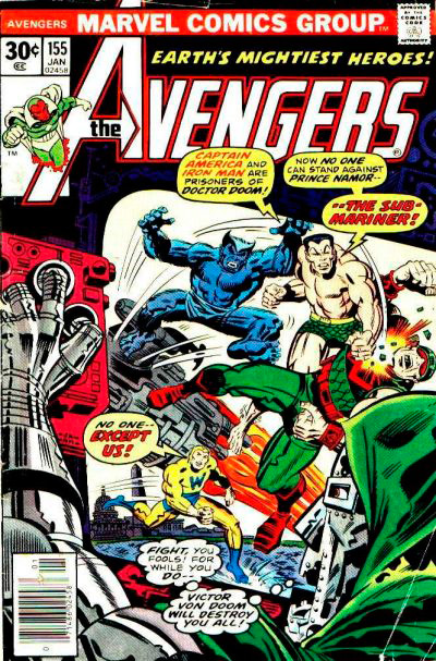 Avengers, The (1963 series) #155 cover