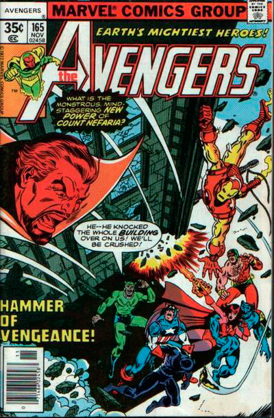 Avengers, The (1963 series) #165 cover