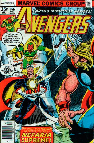 Avengers, The (1963 series) #166 cover