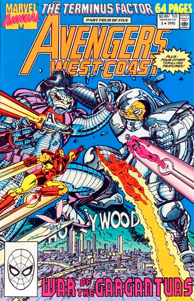 Avengers West Coast Annual #5 cover