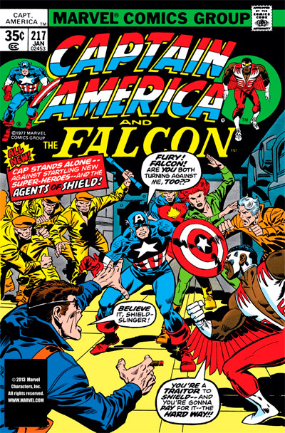 Captain America #217