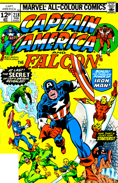 Captain America #218