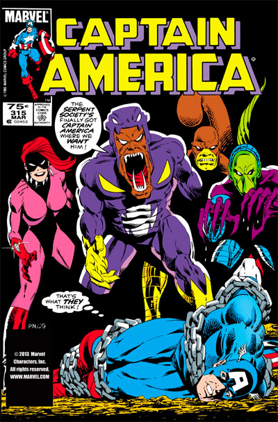 Captain America #315