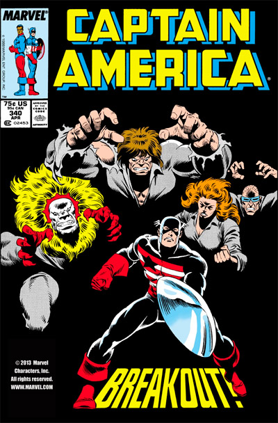 Captain America #340