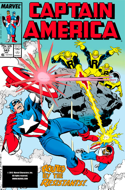Captain America #343