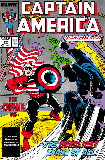 Captain America #344