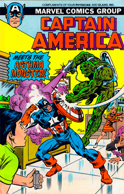 Captain America Meets the Asthma Monster #1