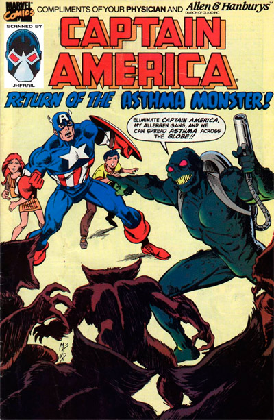 Captain America: Return of the Asthma Monster #1