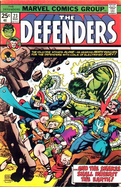 Defenders, The (1972 series) #23 cover
