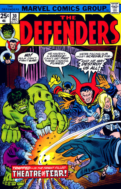Defenders, The (1972 series) #30 cover