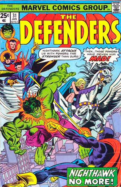 Defenders, The (1972 series) #31 cover