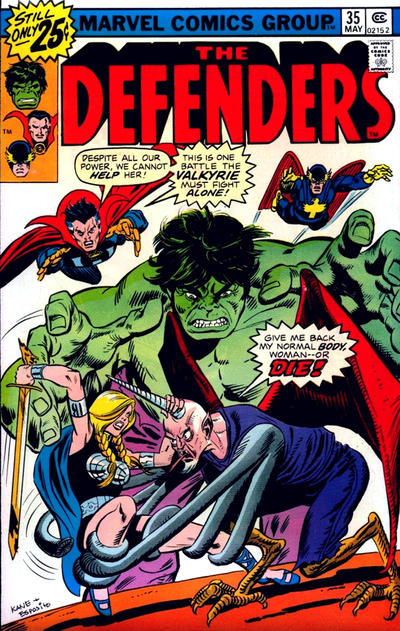 Defenders, The (1972 series) #35 cover
