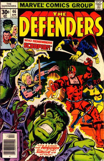 Defenders, The (1972 series) #46 cover