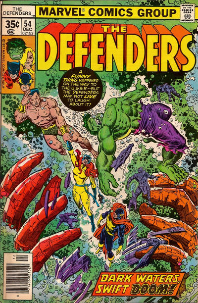 Defenders, The (1972 series) #54 cover