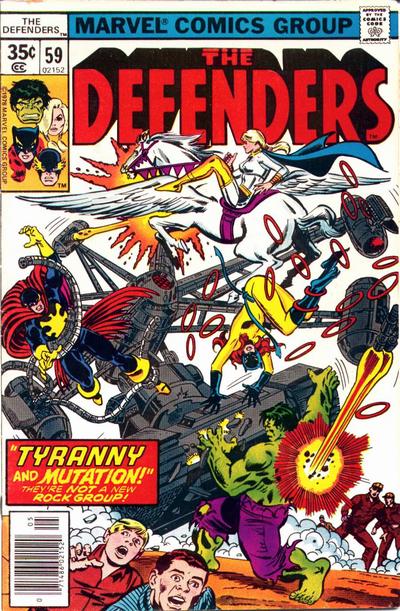 Defenders, The (1972 series) #59 cover