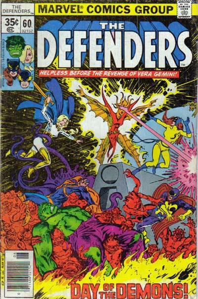 Defenders, The (1972 series) #60 cover