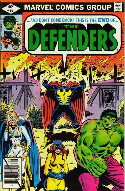 Defenders, The (1972 series) #75 cover