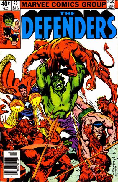 Defenders, The (1972 series) #80 cover
