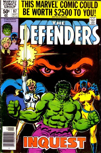 Defenders, The (1972 series) #87 cover