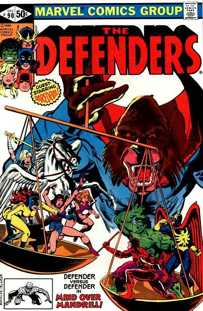Defenders, The (1972 series) #90 cover