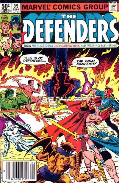 Defenders, The (1972 series) #99 cover