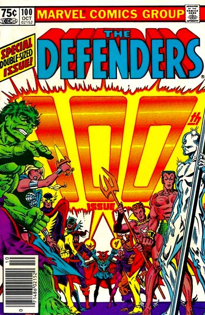 Defenders, The (1972 series) #100 cover