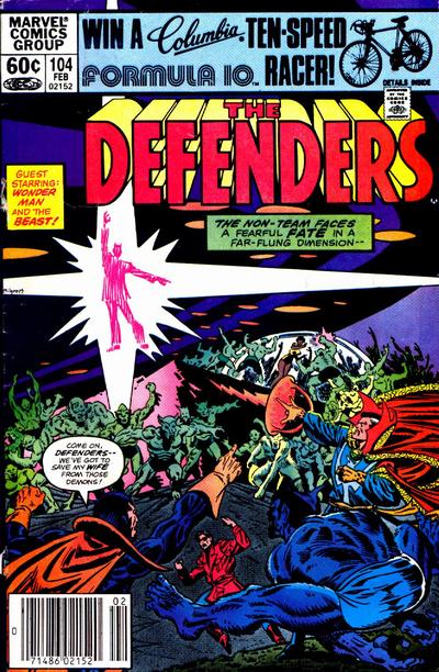 Defenders, The (1972 series) #104 cover