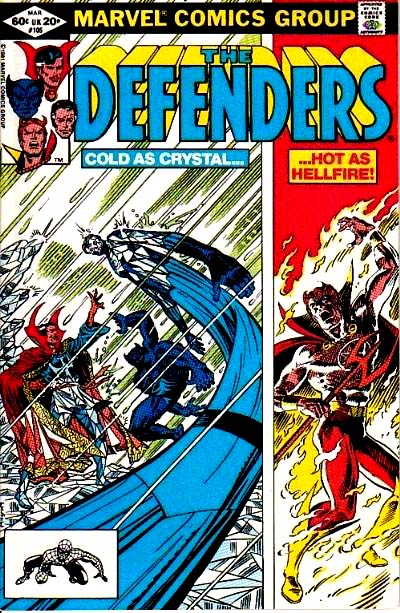 Defenders, The (1972 series) #105 cover