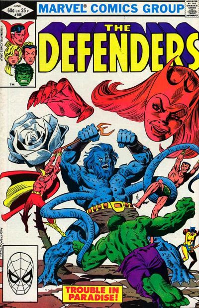 Defenders, The (1972 series) #108 cover