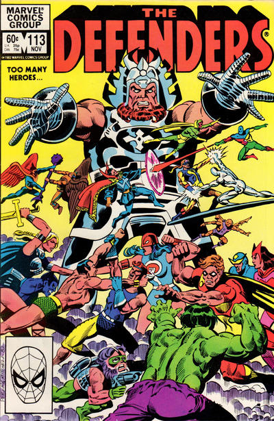 Defenders, The (1972 series) #113 cover