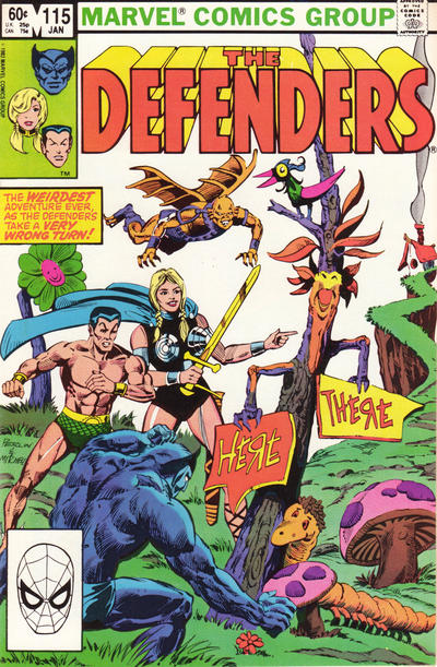 Defenders, The (1972 series) #115 cover