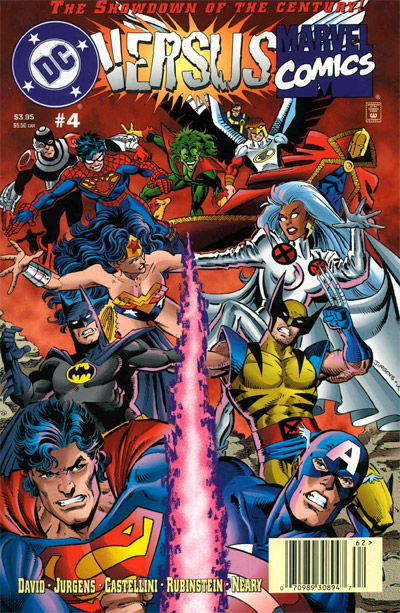 DC Vs Marvel #4 cover