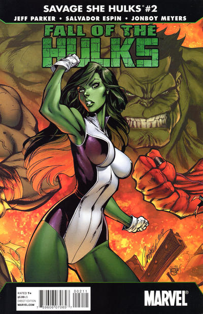 Fall of the Hulks: The Savage She-Hulks (2010 series) #2 cover