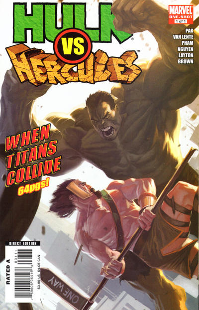 Hulk Vs. Hercules: When Titans Clash (2008 series) #1 cover