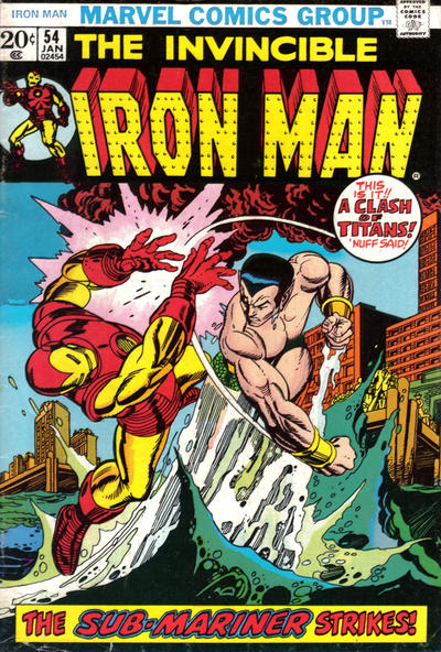 Iron Man (1968 series) #54 cover
